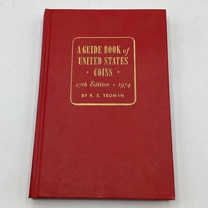 1974 Guide Book of United States Coins with Illustrations 27th Edition RS Yeoman - Picture 1 of 6