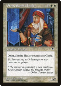 Magic the Gathering (mtg): TMP: Orim, Samite Healer - Rare - Picture 1 of 1