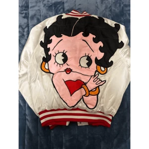 Betty Boop Stadium Jacket Remake Size M | Vintage Style | Cute Patch from Japan! - Picture 1 of 2