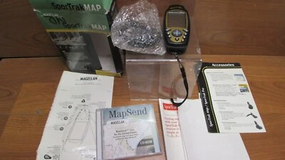 Vintage Magellan SporTrak GPS Map Hiking hunting fishing Handheld box working - Image 1 of 4