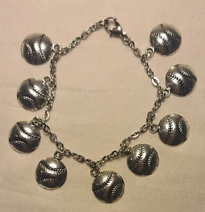 Bracciale Ciondolo Baseball - Foto 1 di 3