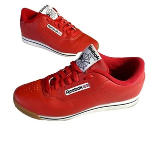 REEBOK PRINCESS DV5097 TECHY RED/WHITE/GUM WOMEN SHOES SNEAKER 9 - Picture 1 of 8
