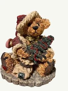 Boyds Bears & Friends Santa Bear Figurine 1993 Christmas Edition - Picture 1 of 14