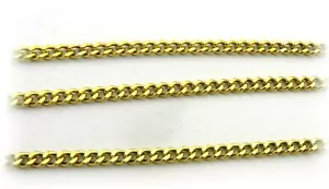 Nuevo collar blindado 1,6 mm oro auténtico 585 oro amarillo macizo 40 42 45 50 cm - Imagen 1 de 28