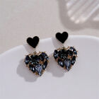 1Pair Fashion Trend Unique Rhinestone Love Earrings Delicate Earrings Jewelr BII