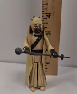 Vintage 1977 Star Wars Tusken Raider Sand People Figur mit Gaderffii Stick - Bild 1 von 2
