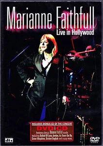 MARIANNE FAITHFULL live in hollywood DVD  + CD NEU OVP/Sealed - Picture 1 of 2