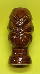 Tiki Becher DW136B Head Hunter braun glasiert Becher, Top Zustand - Bild 1 von 5