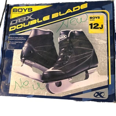 NUEVO EN CAJA Patines de Hielo 12J Doble Hoja Niños Negro Dick’s Artículos Deportivos Vinilo y Malla Foto 1 de 4