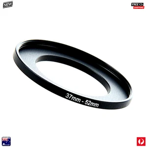 Step-Up Ring 37 - 52 / 37mm to 52mm Metal Step Up For Lens Filter Stepping - Picture 1 of 1