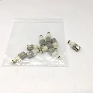 Lot of 9 Colder PMCD2006 Acetal In-Line Ferruleless Polytube Fitting 3/8" - Picture 1 of 4