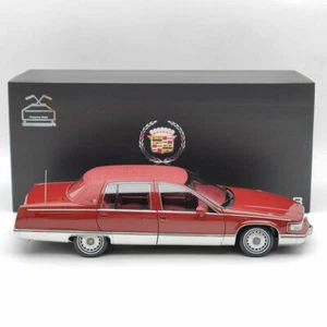 GM 1:18 1993 Cadillac Fleetwood Sedan Wine Red Diecast Models Edition Collection - Picture 1 of 12