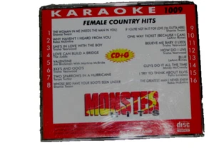 KARAOKE CD+G 16 songs FEMALE COUNTRY HITS #1009 lyrics on screen (case-25) - Picture 1 of 4