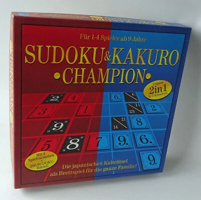 Sudoku & Kakuro Champion für 1-4 Spieler M.I.C. 9+ Gebraucht - Bild 1 von 4