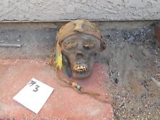 HUMAN BEING SKULL MUMMY HEAD  Voodoo HALLOWEEN PRE Columbian SIDESHOW GAFF #3