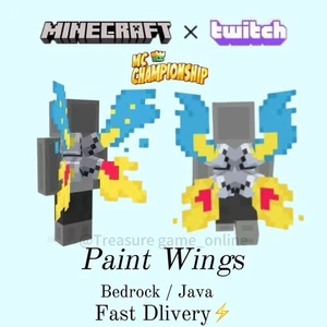 Minecraft: Paint wings/twitch drops✅/Bedrock-Java/ENTREGA INSTANTÁNEA⚡ - Imagen 1 de 1