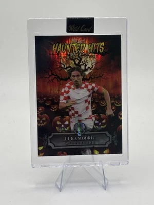Wild Card Haunted Hits 2025 multideporte LUKA MODRIC Monster Hunt raro SSP 1/1 Foto 1 de 2
