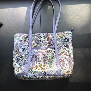 Bolso de Mano Vera Bradley Maddalena Paisley Suave Pequeño Recortado Vera - Imagen 1 de 9