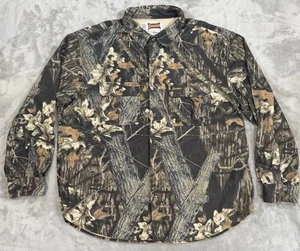 Gamehide Hunting Shirt Mens 3X Mossy Oak Break Up Camo Fleece Chest Pockets - Picture 1 of 22
