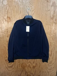 Theory Men's  Large  Eclipse Ascend Tech Brenton Bomber Jacket $425 - Picture 1 of 13