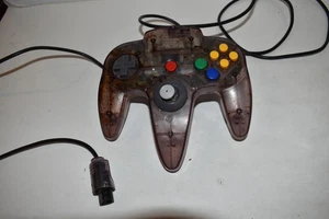 Nintendo 64 N64 Funtastic Smoke Grey Controller OEM Authentic   (PLB46) - Picture 1 of 4