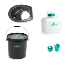 TROBOLO DIY Set Feststoffbehälter 11-22l in Grau oder Weiß - Bild 1 von 21
