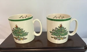 2 Spode Christmas Tree Kaffee-/Teetassen Made In England S3324-A2 - Bild 1 von 7