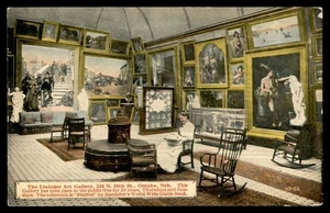 Postcard Art Gallery Interior, Omaha, NE - Picture 1 of 2