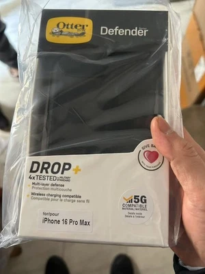 New OtterBox Defender Case For iPhone 16 Pro Max with Holster Case USA - Image 1 of 4