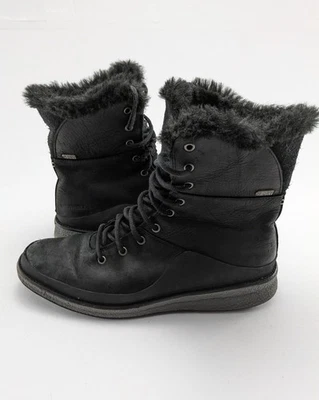Botas de invierno para mujer Merrell Tremblant Ezra negras forradas de piel sintética J95110 talla 9,5 Foto 1 de 4