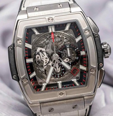 Hublot Spirit Of Big Bang Titanium 45 mm Black Dial $24K MSRP 601.NX.0173.LR - Image 1 of 4