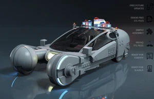Police Spinner 'Car' Blade Runner 2049 Resin 3d printed DIY model - Picture 1 of 10