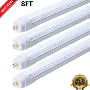 8 Foot 90W Led Tube Light T8 T12 Single Pin 8FT FA8 65W 45W 8' Led Shop Light - Picture 1 of 16