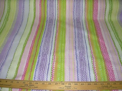 10 YDS PRESTIGIOUS TEXTILES ZIG ZAG CHEVRON COTTON DRAPERY UPHOLSTERY FABRIC UK - Image 1 of 4