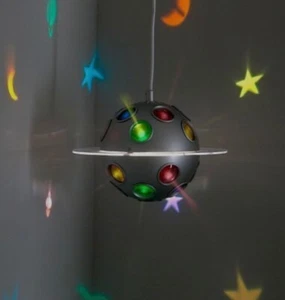 IKEA BLIMP Star Planet Universe Pendant Lamp Light Saturn UFO Lamp Hanging T0329 - Picture 1 of 24