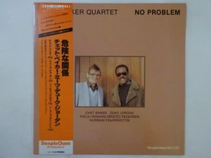Chet Baker Quartet No Problem SteepleChase UPS-2157-S Japan VINYL LP OBI - Picture 1 of 3