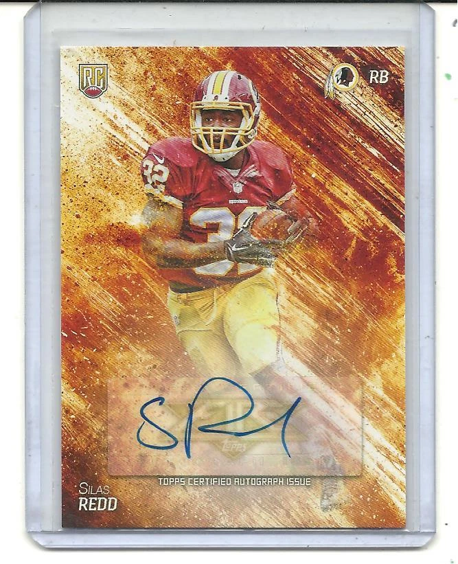 2014 Topps Fire - Rookie Autographs - Silas Redd - Image 1 of 1