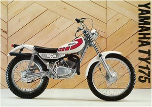 YAMAHA Brochure TY175 E 1978 1979 1980 Sales Catalog REPRO TY175E - Picture 1 of 1