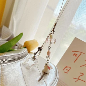 Cute Little Bunny Pendant Keychain Phone Chain Decoration Accessories Gifts - Zdjęcie 1 z 6
