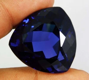 A+ Tanzania of Tanzanite 48-50 Ct Blue Trillion Cut Loose EGL Certified Gemstone - Picture 1 of 5