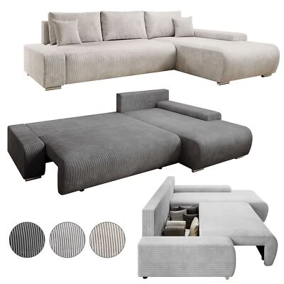 Sofa Eckcouch Ecksofa modern L Form Wohnzimmer Schlafsofa Schlafcouch Juskys® - Bild 1 von 4