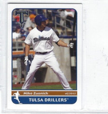 2012 Tulsa Drillers (Double A-Colorado Rockies) Mike Zuanich