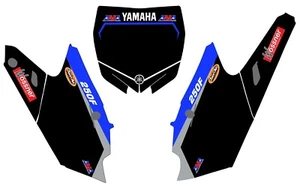 Gráficos de matrícula Cycra Powerflow para calcomanías Yamaha YZ 250f YZ250f 2014-2018 - Imagen 1 de 1
