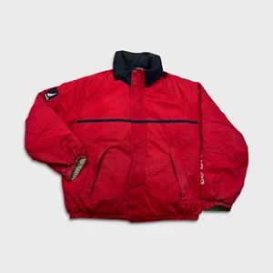 Nautica Jacke Herren XL rot NS-83 Reverisble Puffer Daunen Full Zip Outdoor Mantel - Bild 1 von 17