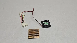 Socket 7 Pentium AMD Cyrix Heatsink & Fan Molex HSF4010 12V, KD1204PFS3 - Picture 1 of 4