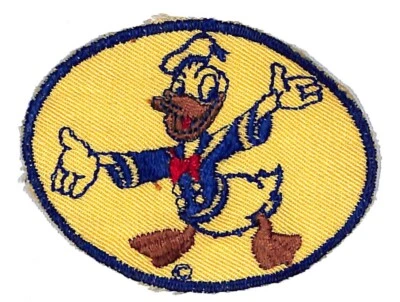Disney Donald Duck Embroidered Patch Bond Bread c1948 Scarce (#3) - Image 1 of 2