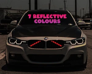 Barra en V reflectante soporte adhesivo vinilo pegatinas cubiertas accesorio para BMW M Power - Imagen 1 de 45