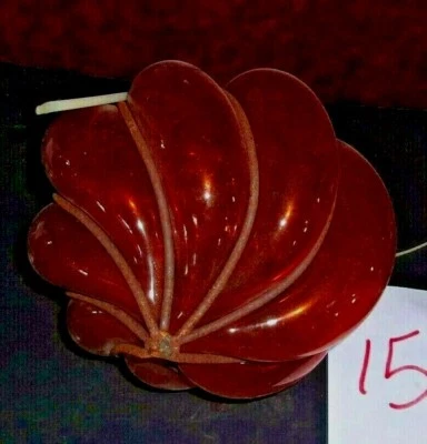  Lámpara de techo antigua NARANJA Art Nouveau SOPLADA A MANO L-1800S-E-1900s  Foto 1 de 4