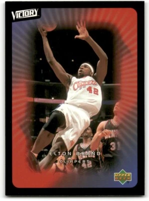 2003-04 Upper Deck Victory Basketball Card Elton Brand #38 Los Angeles Clippers - Image 1 of 2