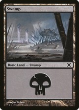 Swamp (374) 10th Edition MINT Basic Land MAGIC THE GATHERING MTG CARD ABUGames